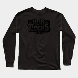 Hug Necks 2022 - Black on Asphalt (Creative South) Long Sleeve T-Shirt